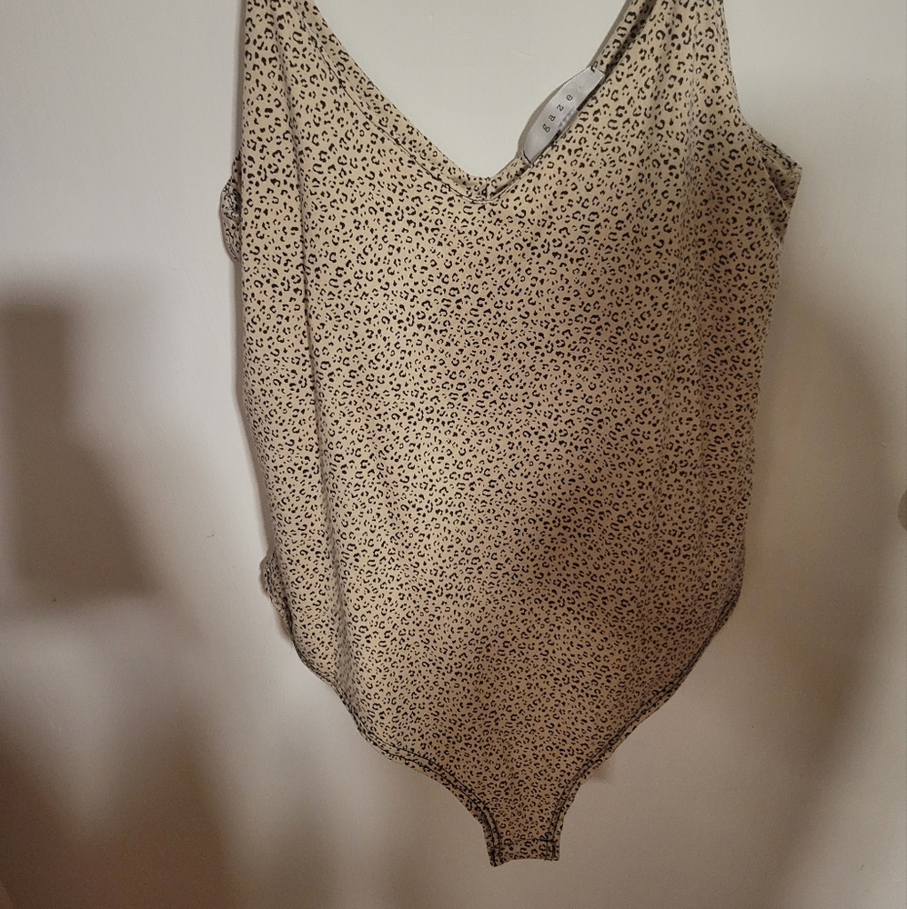 Gaze Animal Print Bodysuit